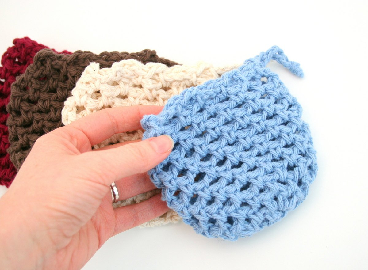 Soap Bag Crochet Pattern Pdf Digital Patterncrochet Soap Saver Patterncrochet Etsy