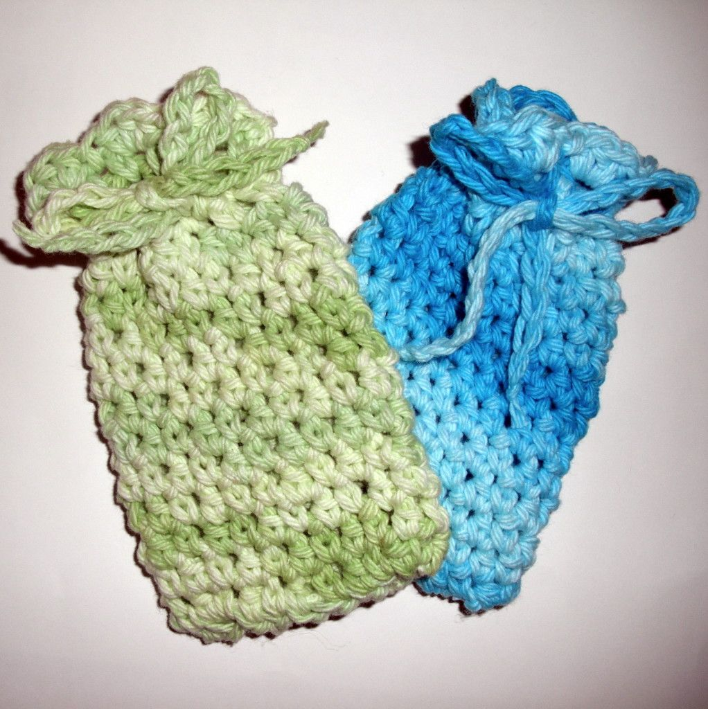 Soap Bag Crochet Pattern Soap Bag Spa Set Free Easy Crochet Patterns Crochet Crochet
