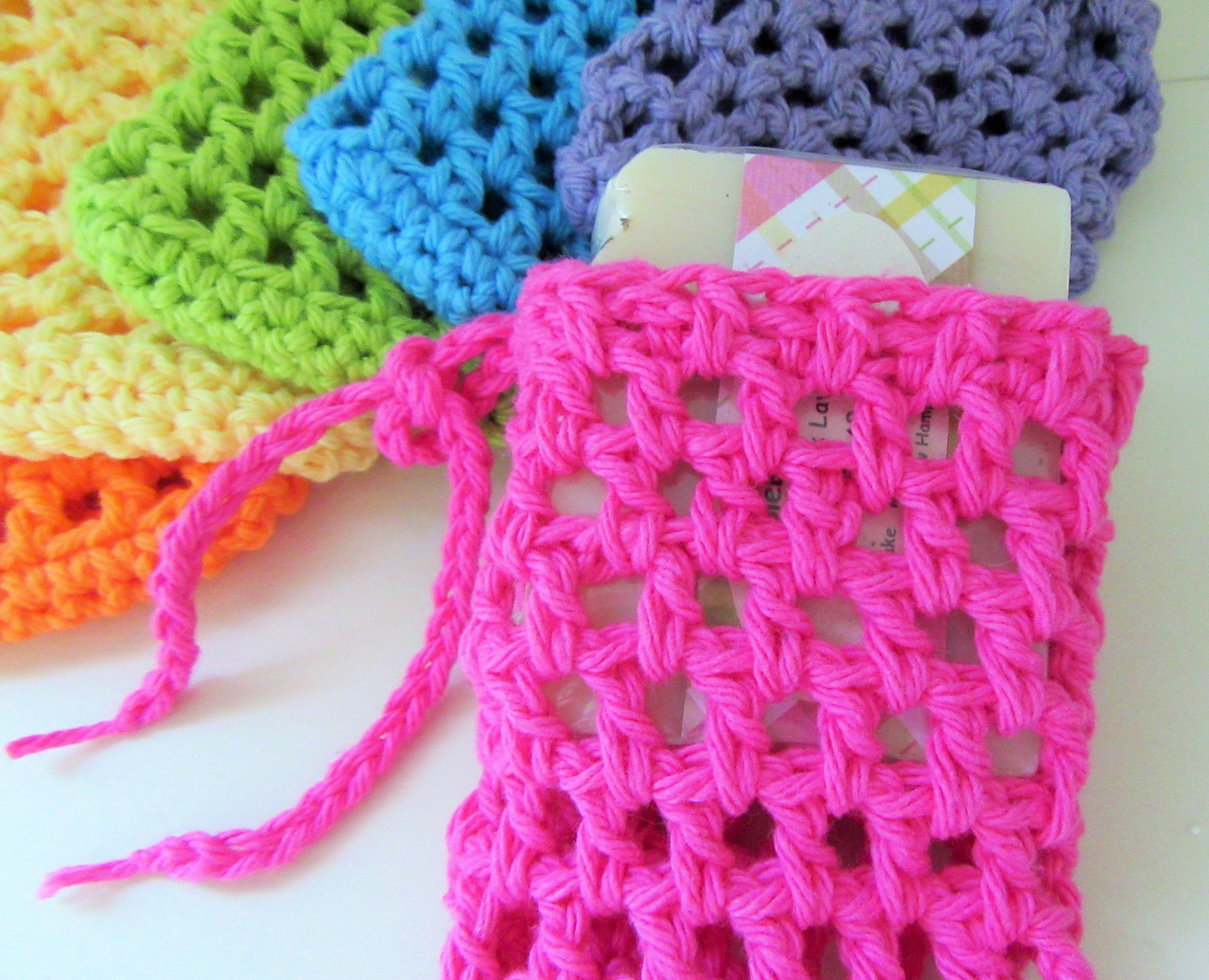 Soap Bag Crochet Pattern Soap Saver Bag Crochet Soap Saver Handmade Bath Crochet Bath Gift