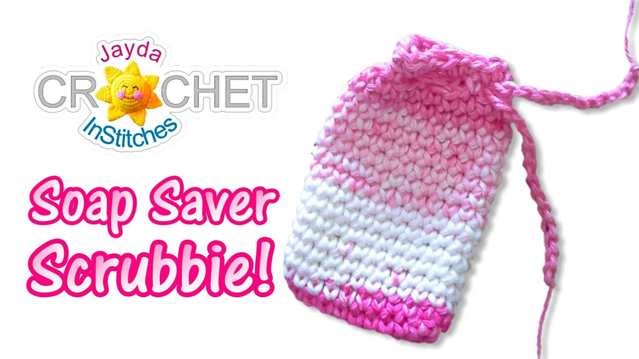 Soap Bag Crochet Pattern Soap Saver Scrubbie Small Bag Pouch Crochet Pattern Youtube
