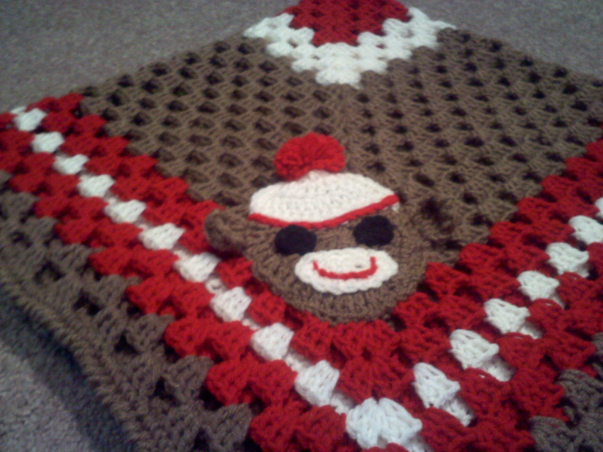 Sock Monkey Afghan Crochet Pattern Free Crochet Sock Monkey Ba Blanket Crochet Ba Crochet Sock