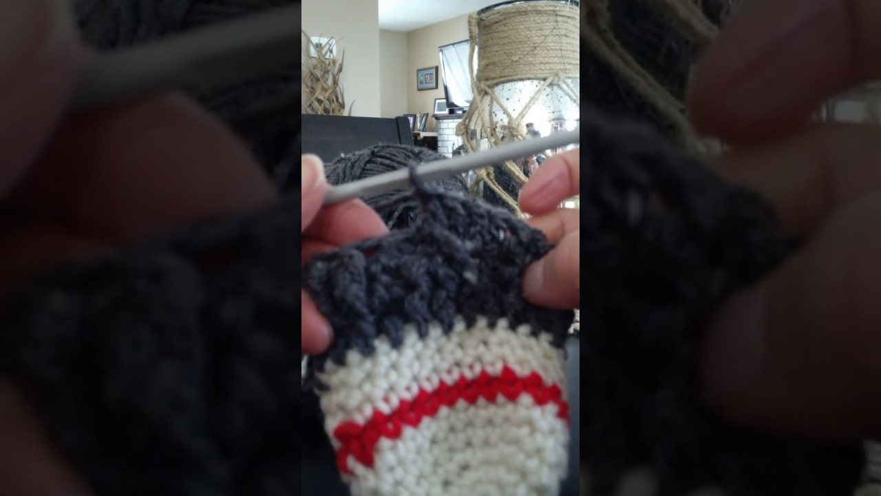 Sock Monkey Crochet Pattern Crochet Sock Monkey Slippers Working Along The Cable Stitches