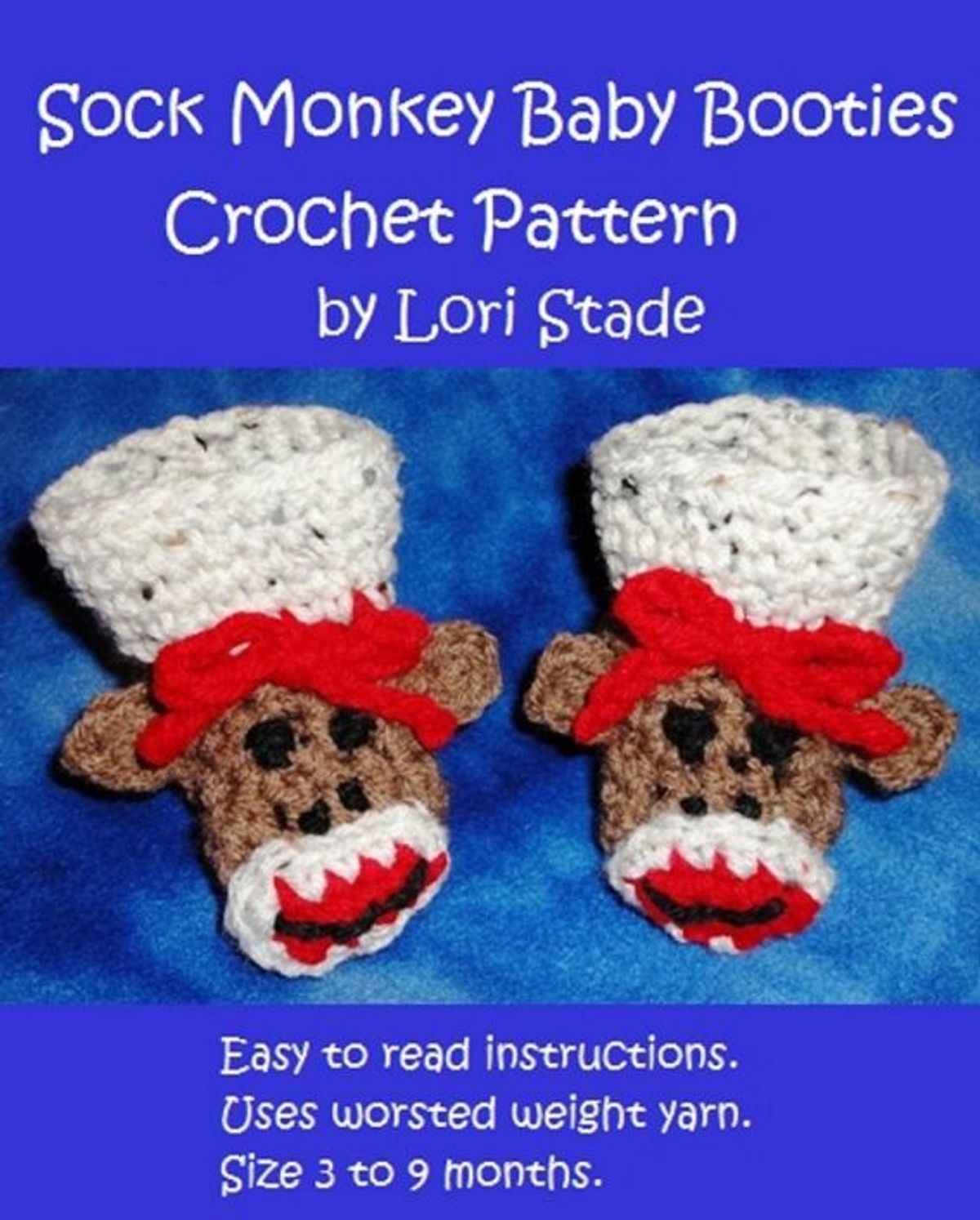 Sock Monkey Crochet Pattern Sock Monkey Ba Booties Crochet Pattern Ebook Lori Stade