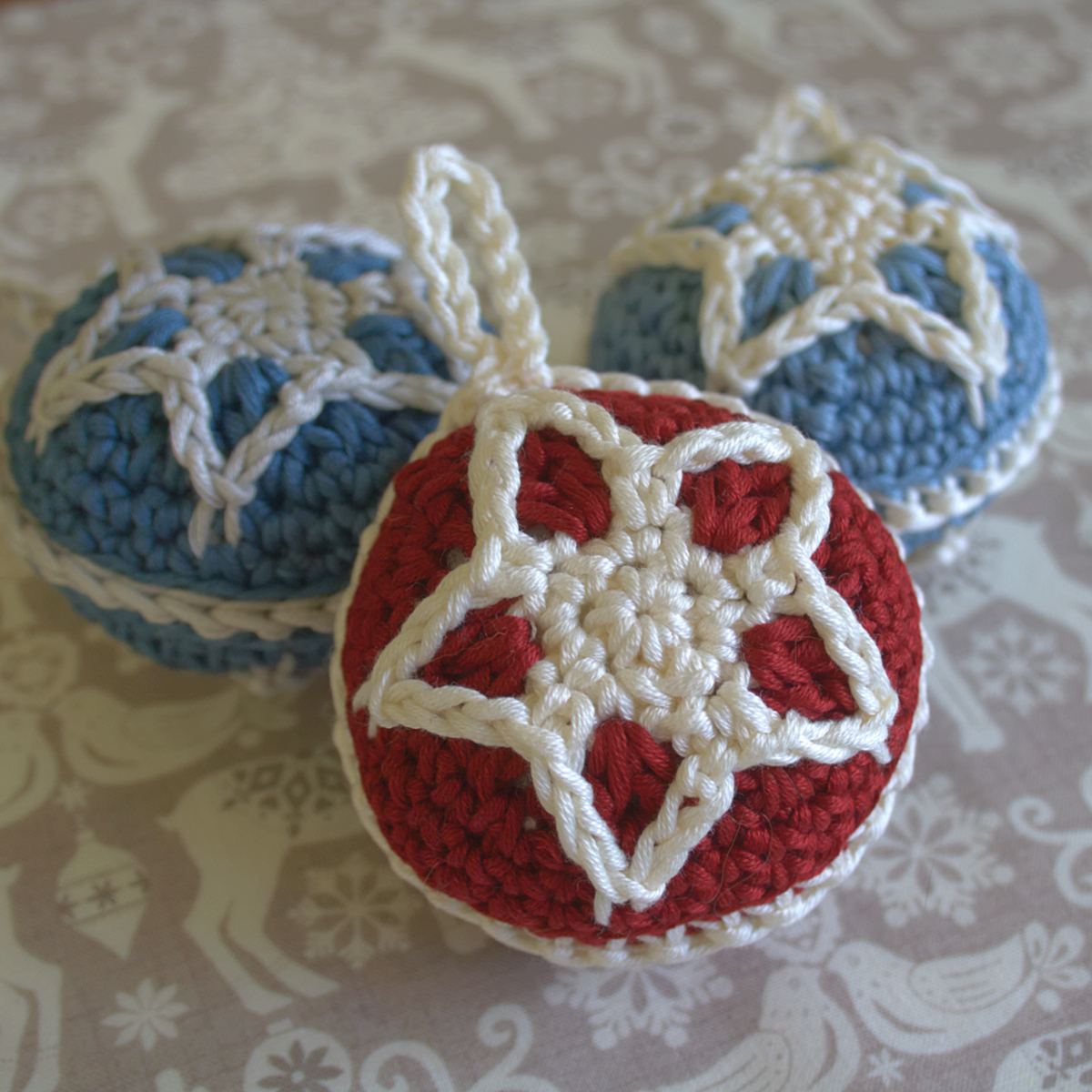 Star Crochet Pattern Christmas Star Bauble Crochet Pattern Woolnhook Leonie Morgan