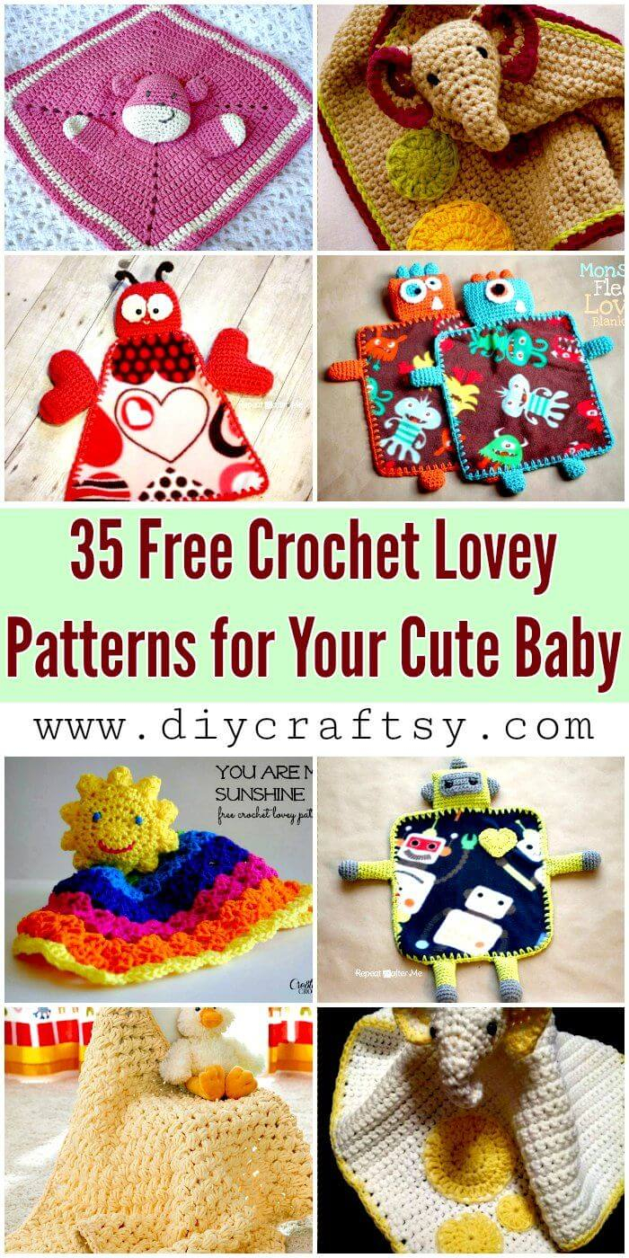 Star Shaped Crochet Blanket Pattern 35 Free Crochet Lovey Patterns For Your Cute Ba Diy Crafts