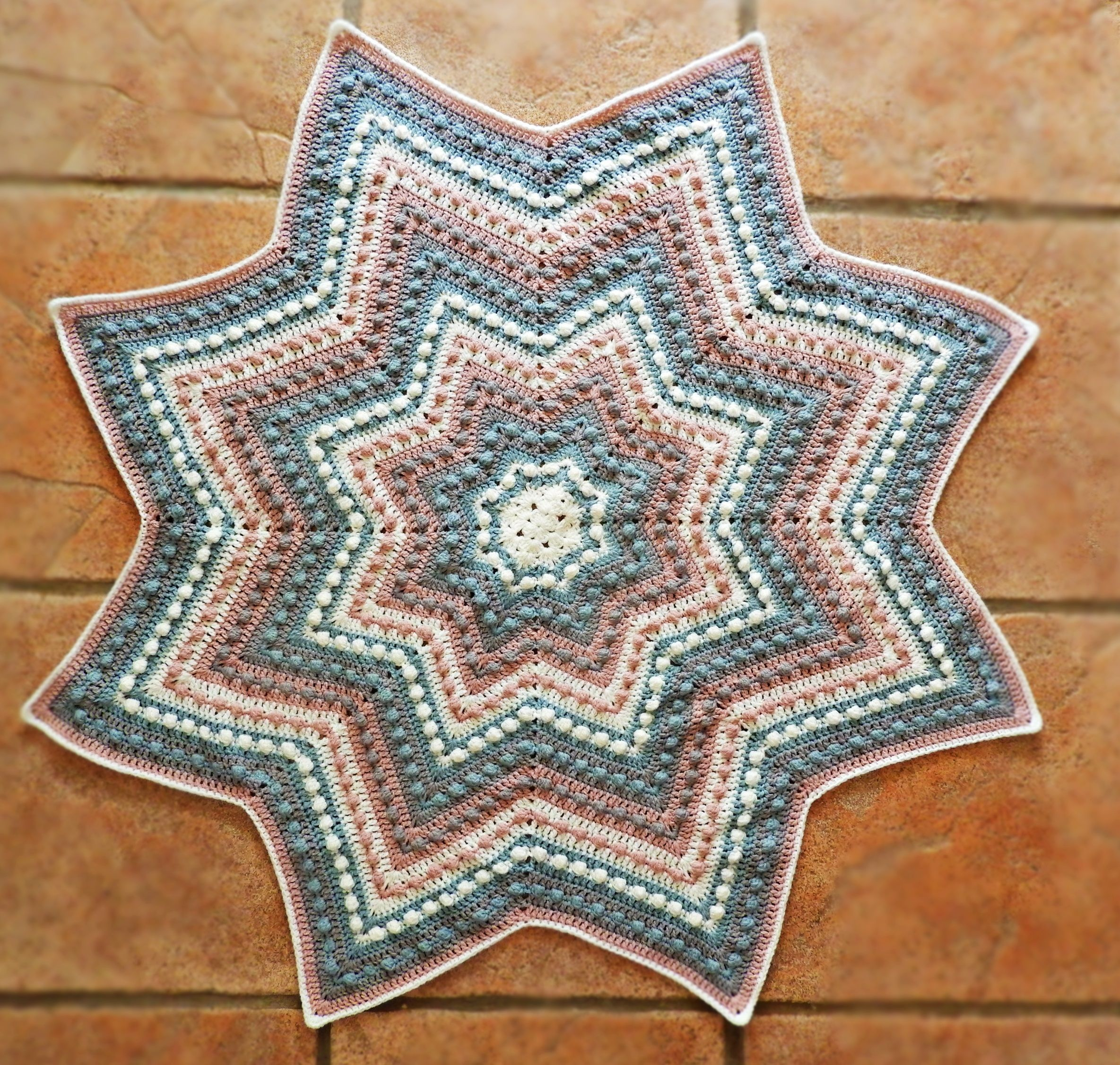 Star Shaped Crochet Blanket Pattern Starlet Ba Blanket Crochet Pattern Crochet Pinterest Blanket
