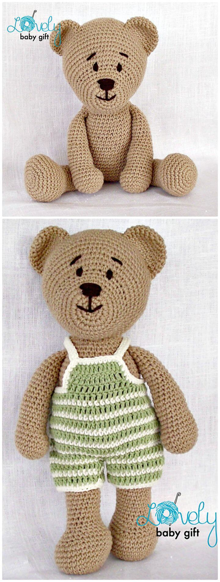 Teddy Bear Crochet Pattern 50 Free Crochet Teddy Bear Patterns Diy Crafts