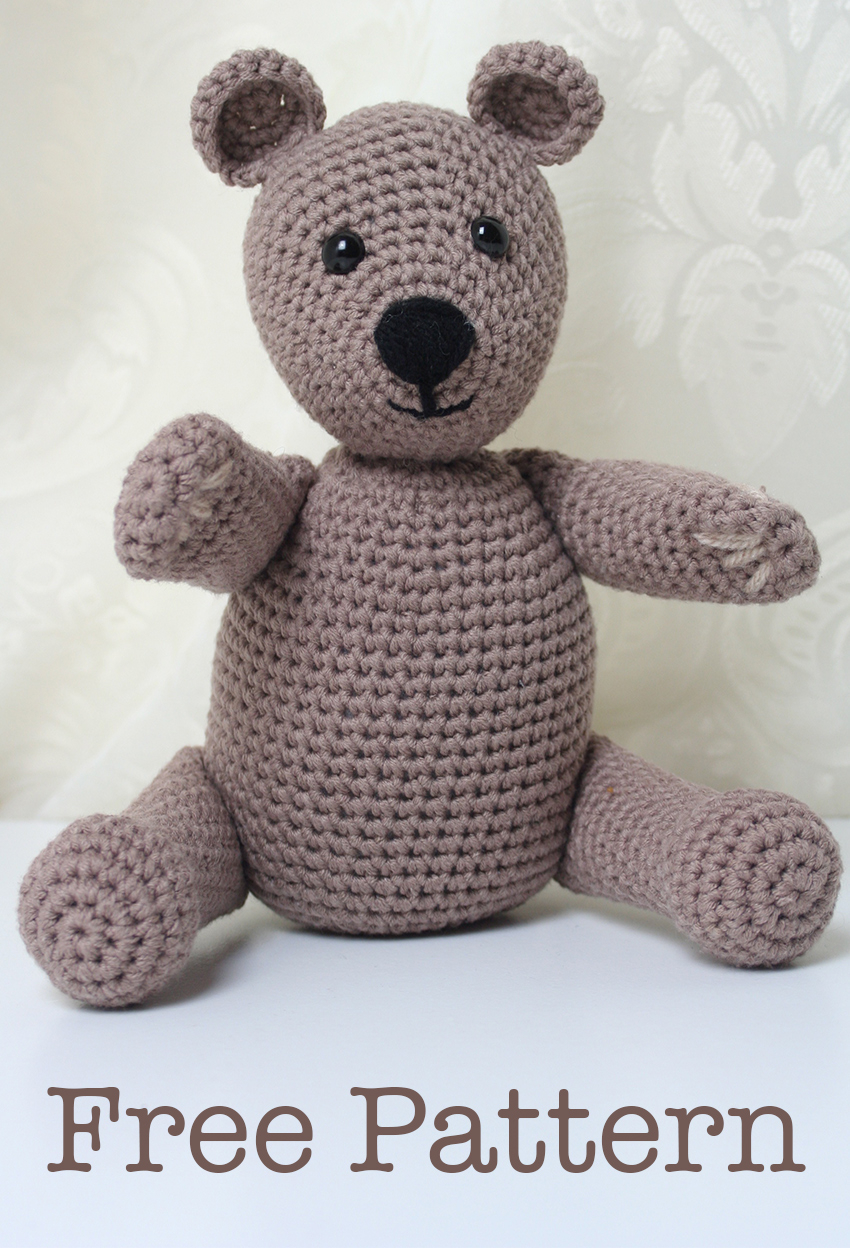 Teddy Bear Crochet Pattern Free Crochet Teddy Bear Pattern Lucy Kate Crochet
