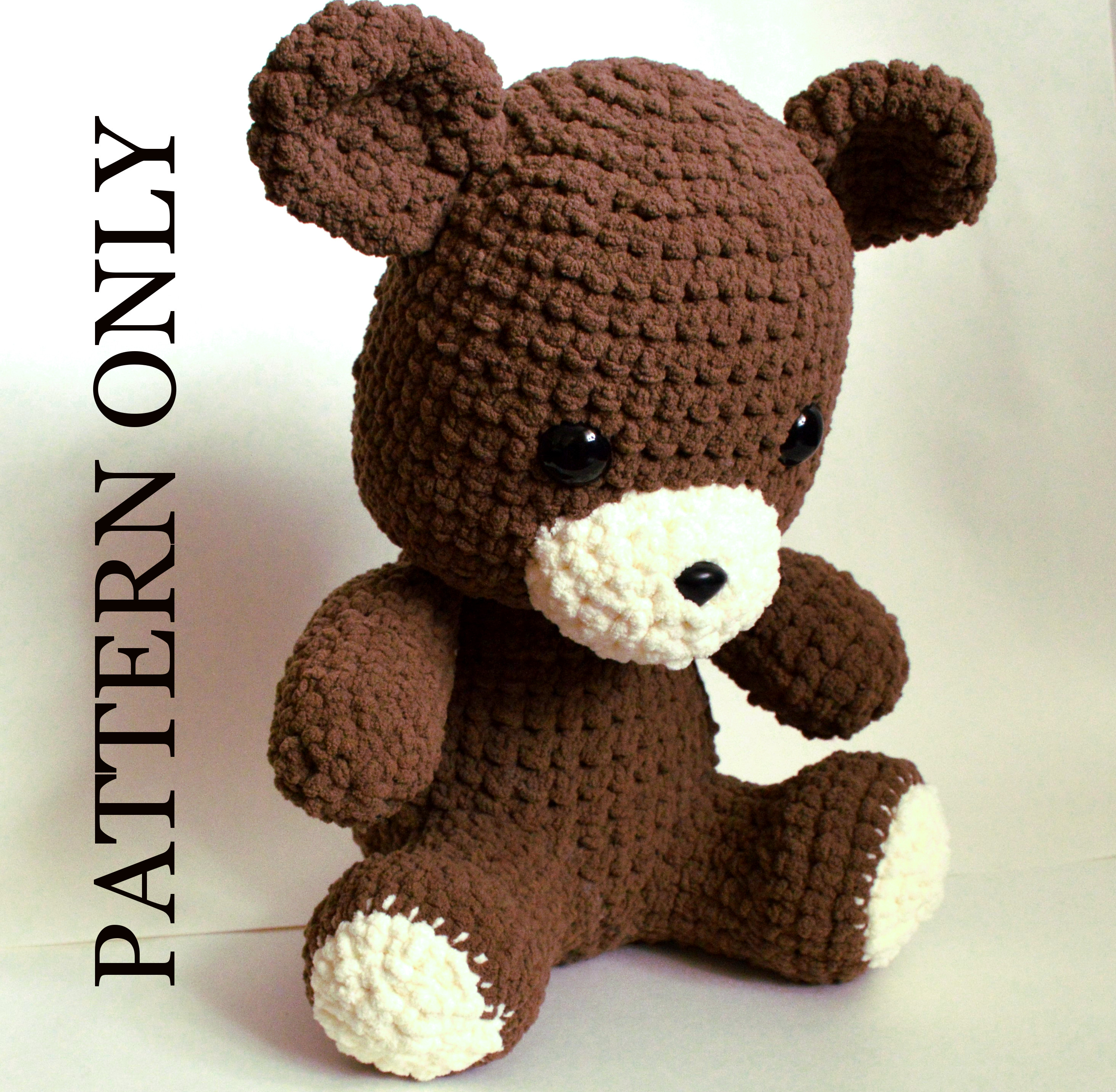 Teddy Bear Crochet Pattern Teddy Bear Crochet Pattern Giant Soft And Huggable