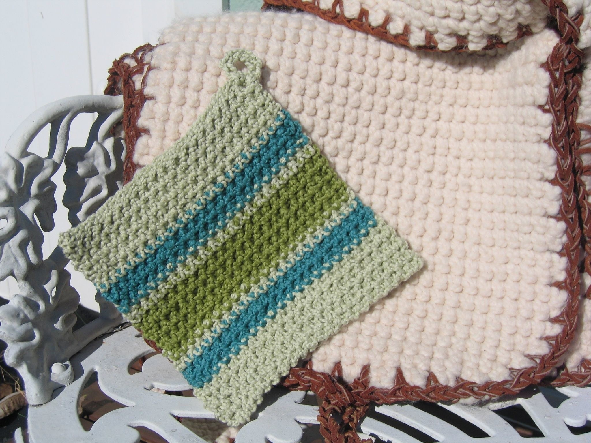 Thick Crochet Potholder Pattern Classic Double Thick Potholder Stitch How To Make A Crochet