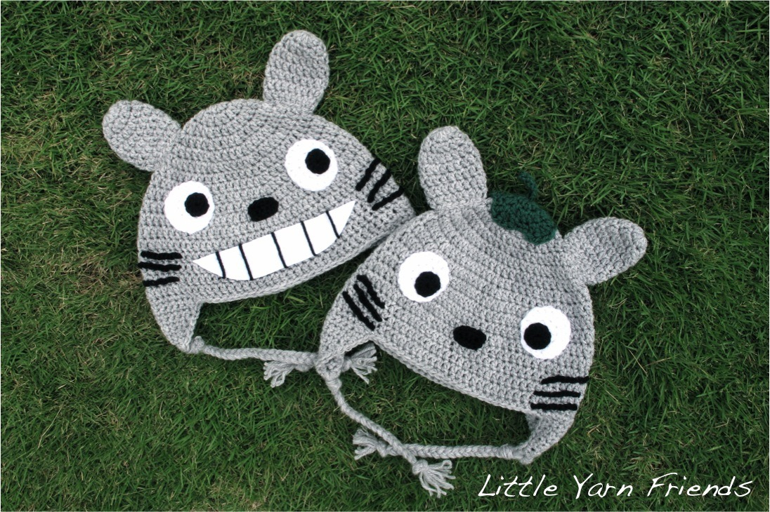 Totoro Crochet Hat Pattern Little Yarn Friends Crochet Pattern Totoro Beanies