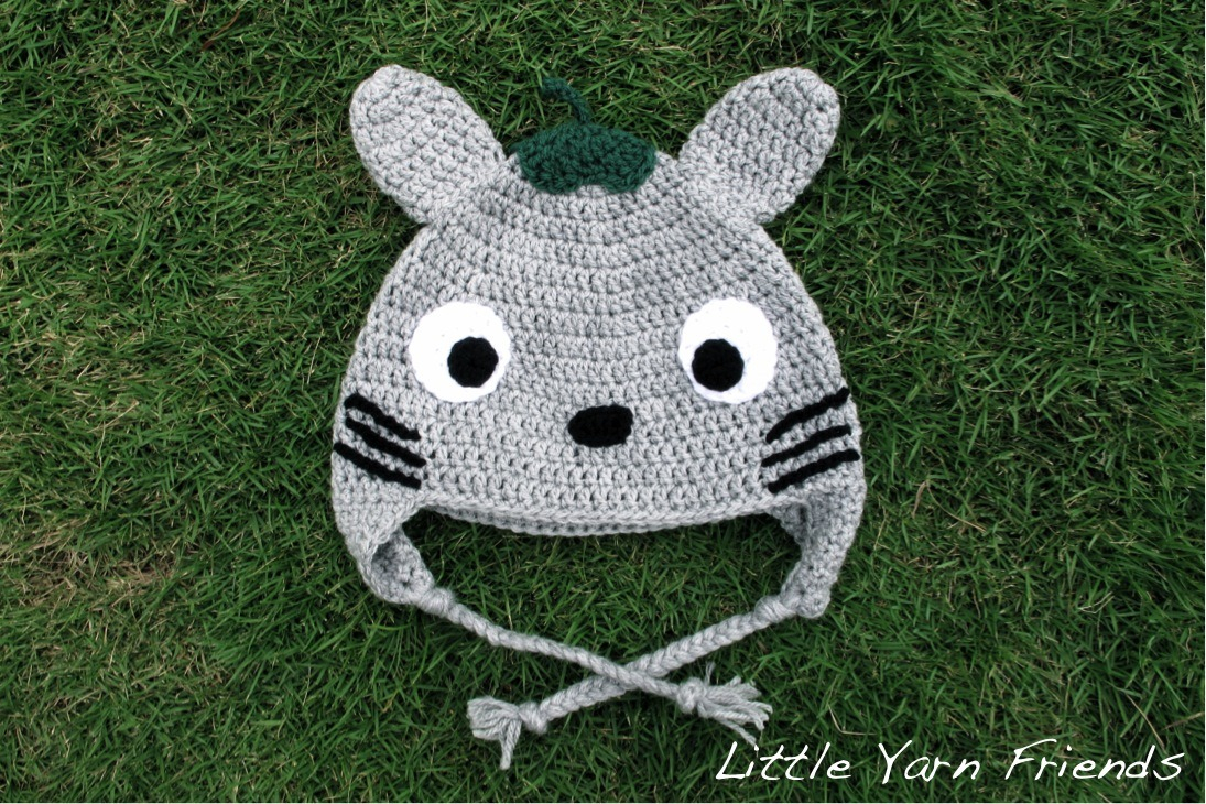 Totoro Crochet Hat Pattern Little Yarn Friends Crochet Pattern Totoro Beanies