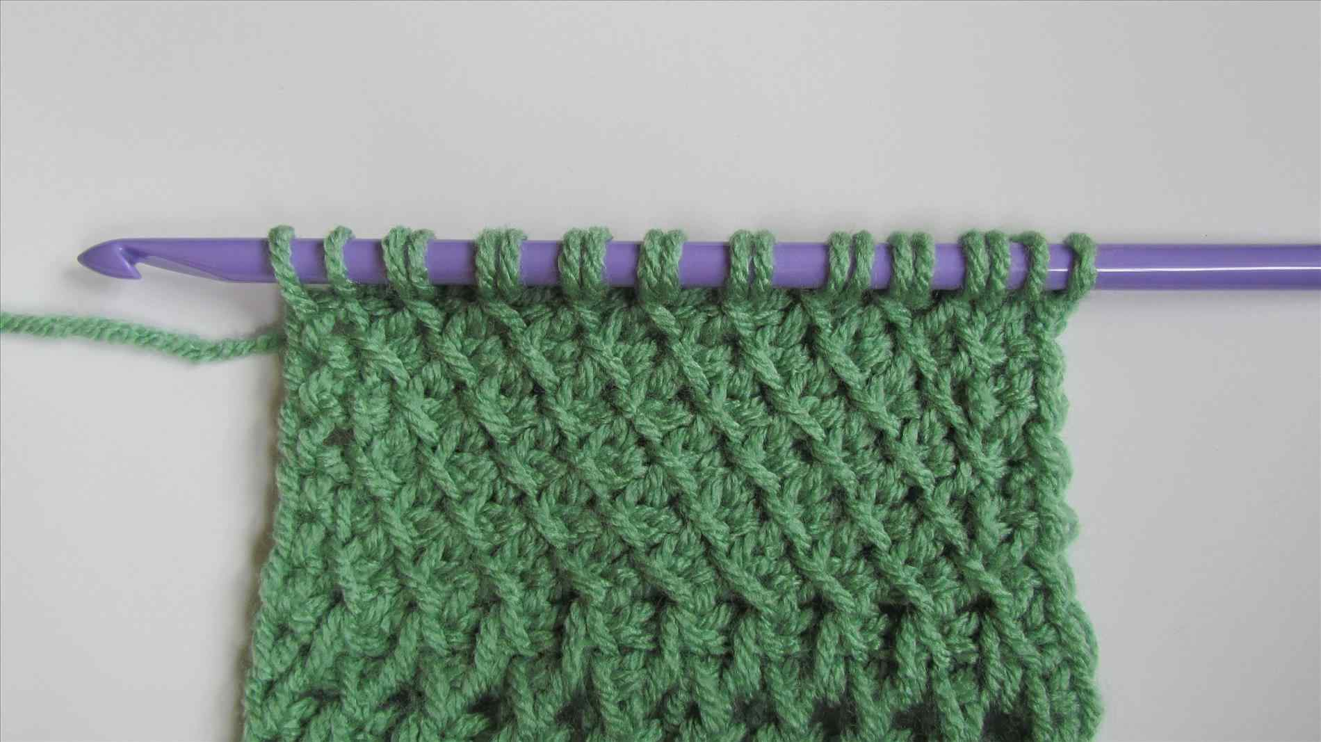 Tunisian Crochet Scarf Pattern Tunisian Crochet Seed Stitches Inspb