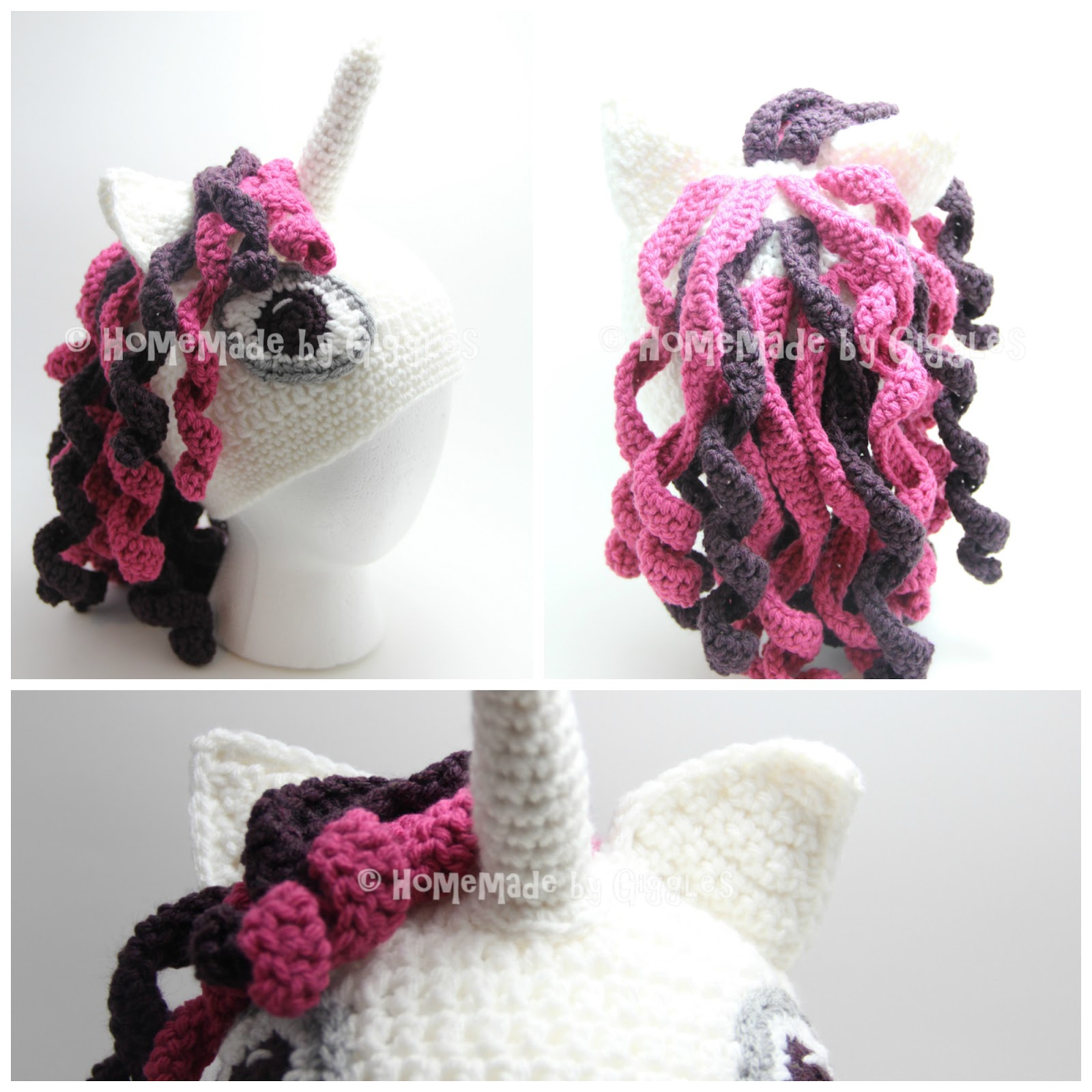 Unicorn Crochet Pattern Free Homemade Giggles Unicorn Hat Free Crochet Pattern