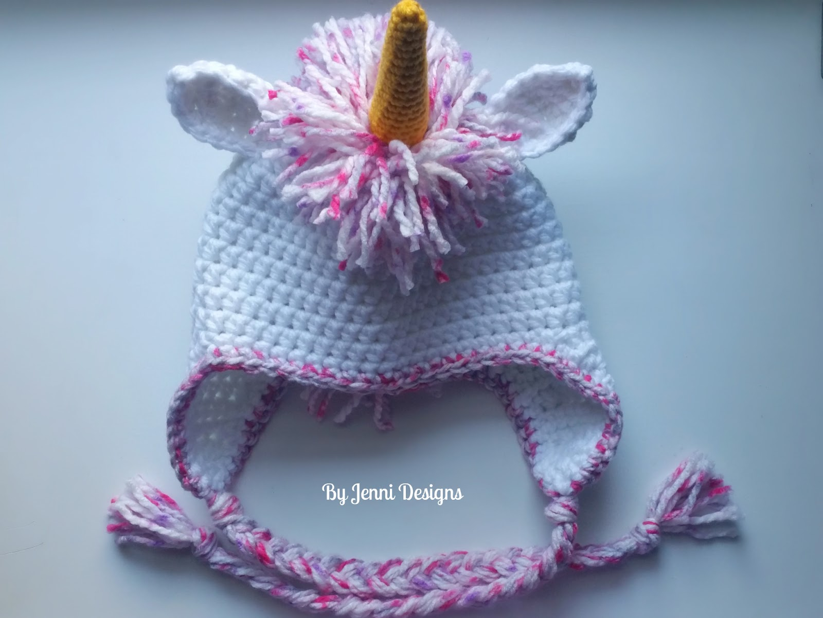Unicorn Crochet Pattern Free Jenni Designs Free Crochet Pattern Womens Chunky Unicorn Hat