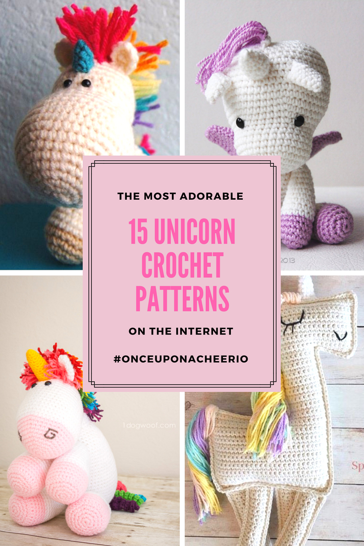 Unicorn Crochet Pattern Free The Most Adorable Unicorn Crochet Patterns Once Upon A Cheerio