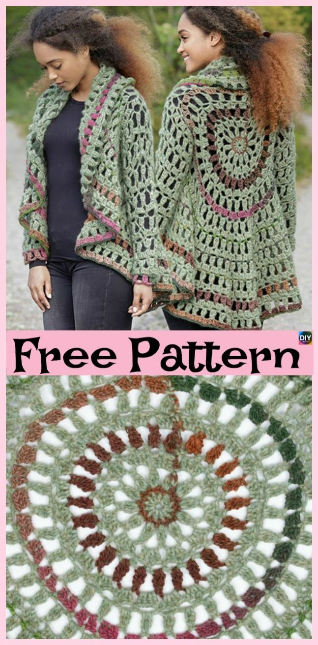 Unique Crochet Patterns 15 Unique Crochet Circular Jacket Free Patterns Knitting And