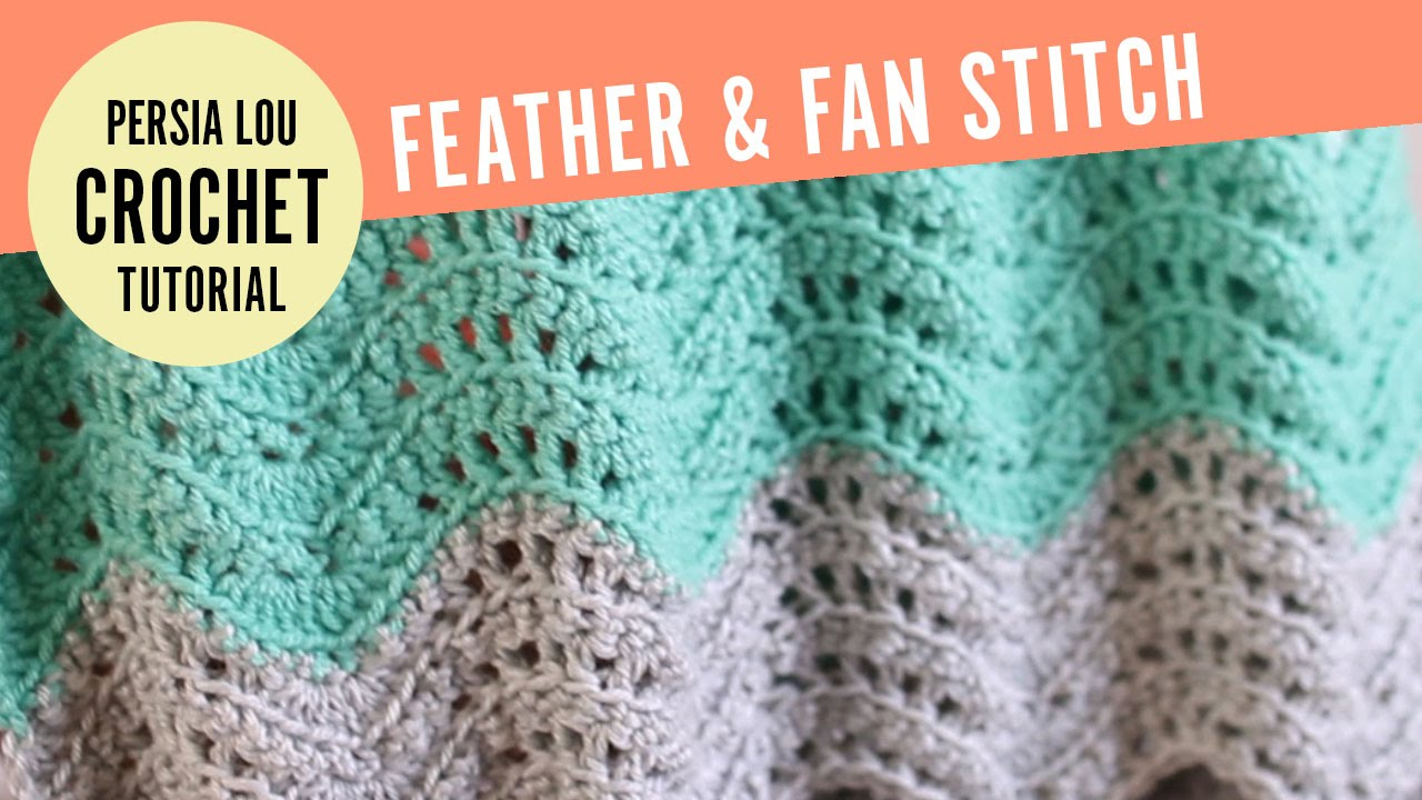 Unique Crochet Patterns How To Make The Feather And Fan Crochet Stitch Youtube