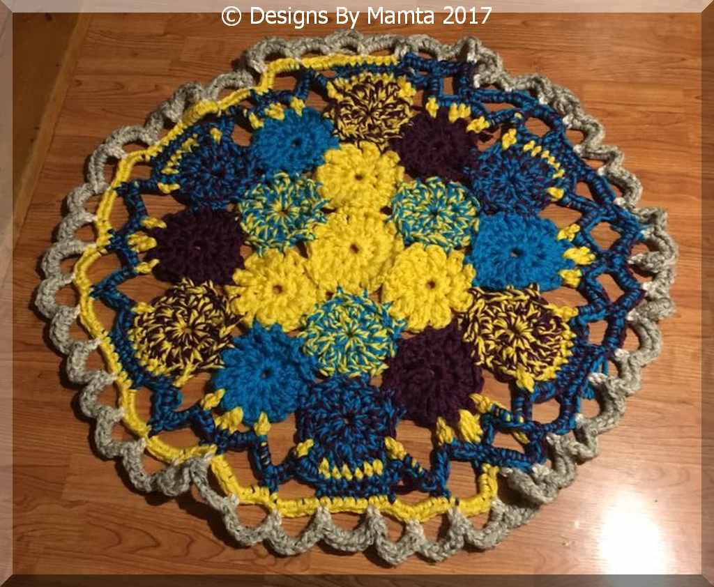 Unusual Crochet Patterns Earth Mandala Crochet Doily Rug Pattern Cool Crochet Patterns
