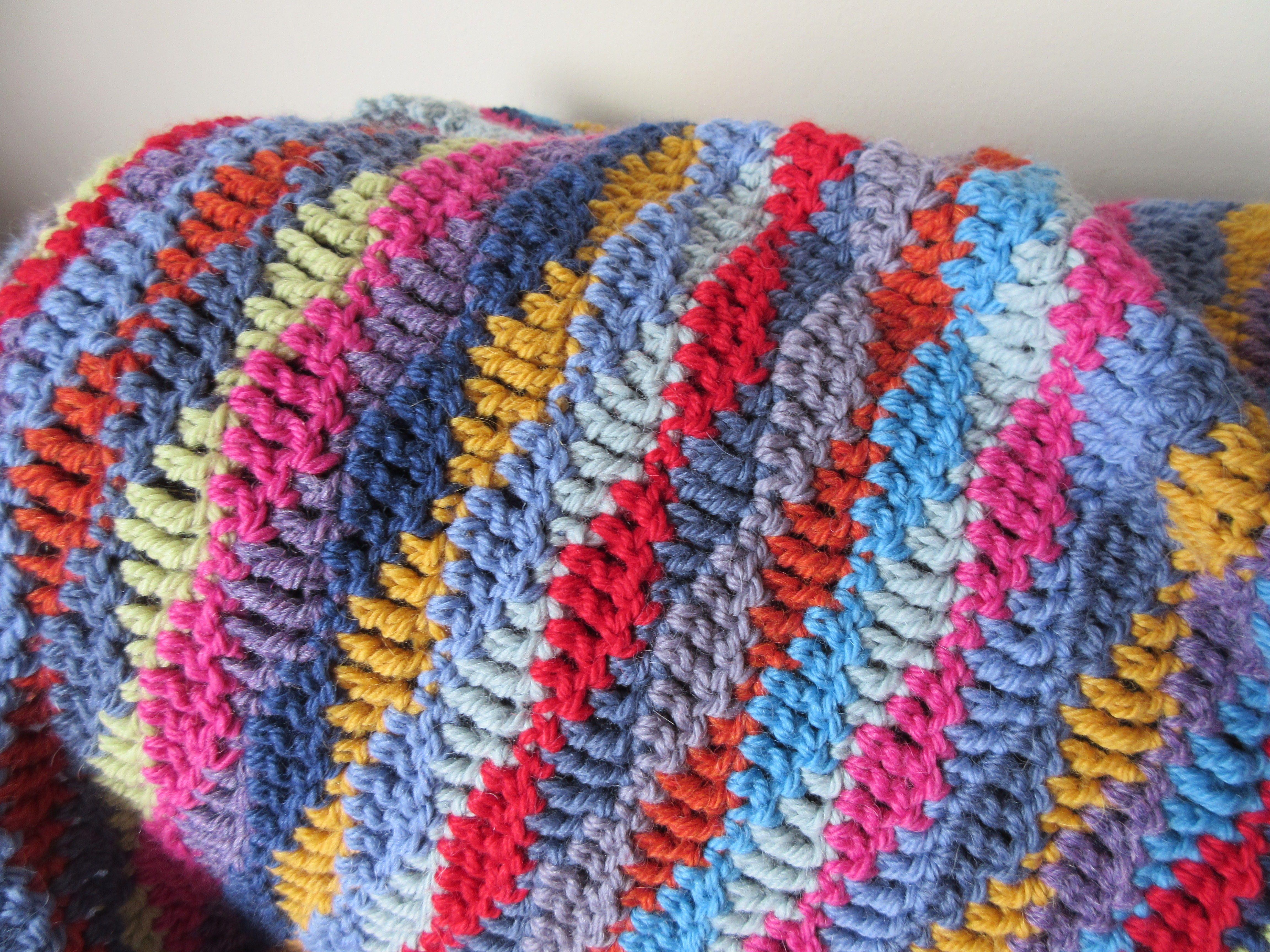 Wave Crochet Pattern Lazy Waves Blanket Inspiring Crochet