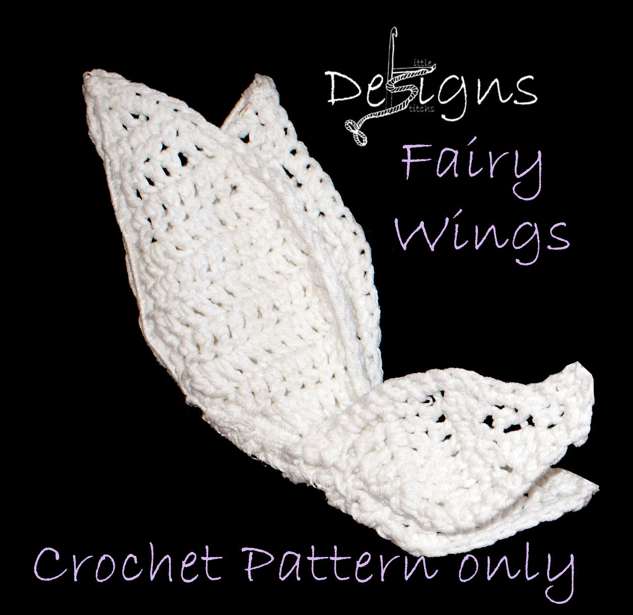 Wing Crochet Pattern Crochet Newborn Wing Patterntinker Bell Wingscrochet Ba Etsy