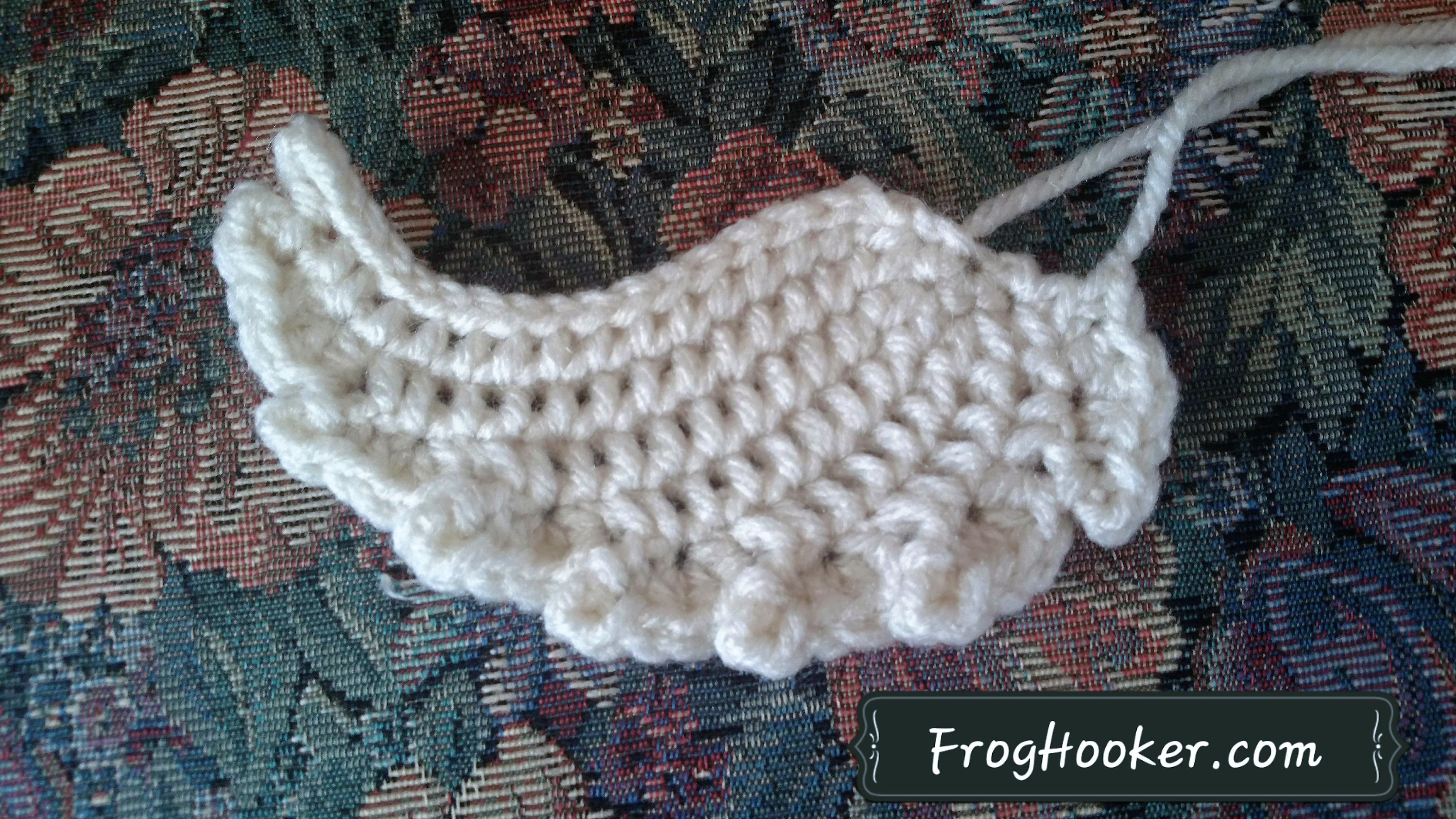 Wing Crochet Pattern Crochet Wing Applique Frog Hooker