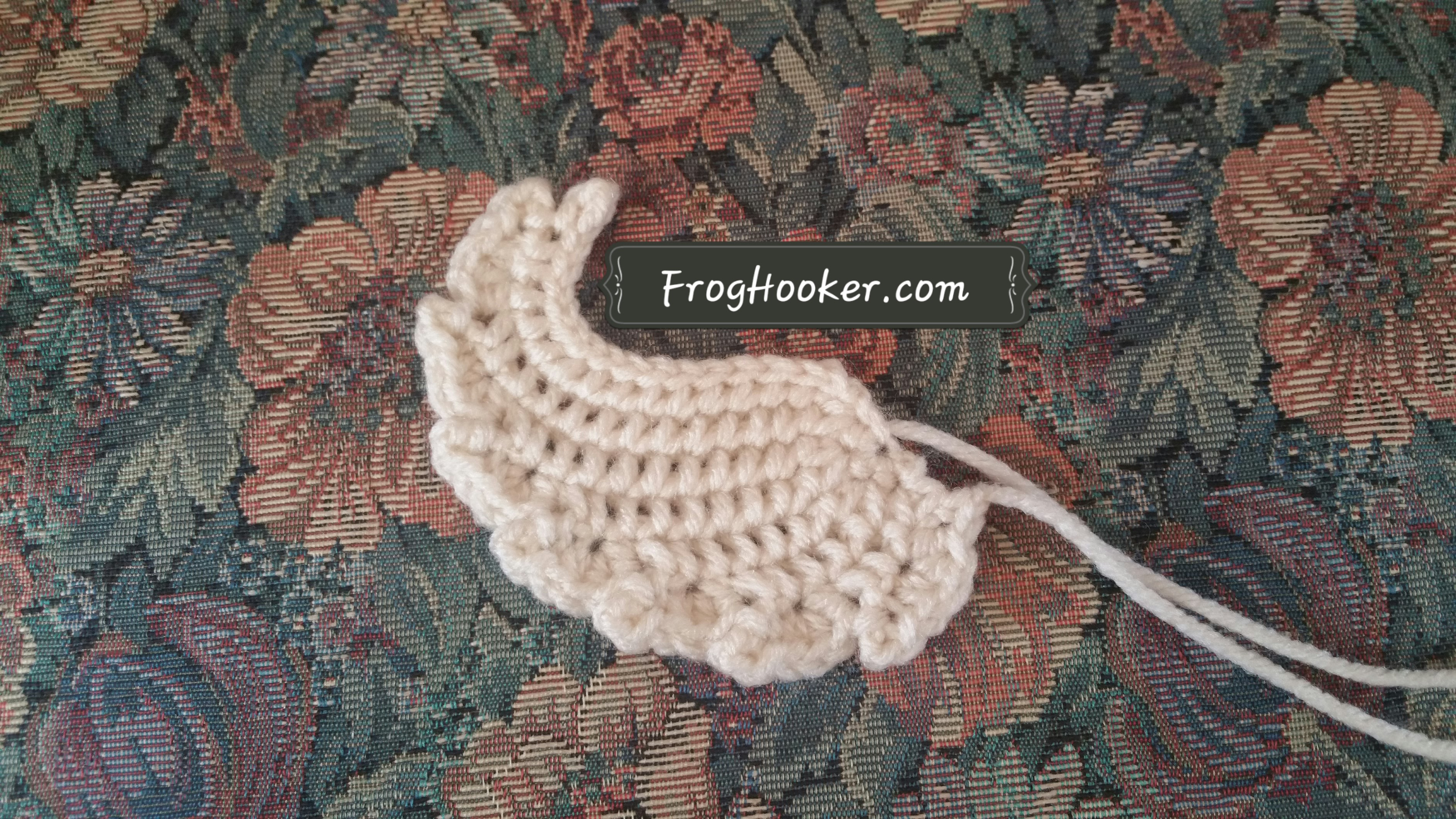 Wing Crochet Pattern Crochet Wing Applique Frog Hooker