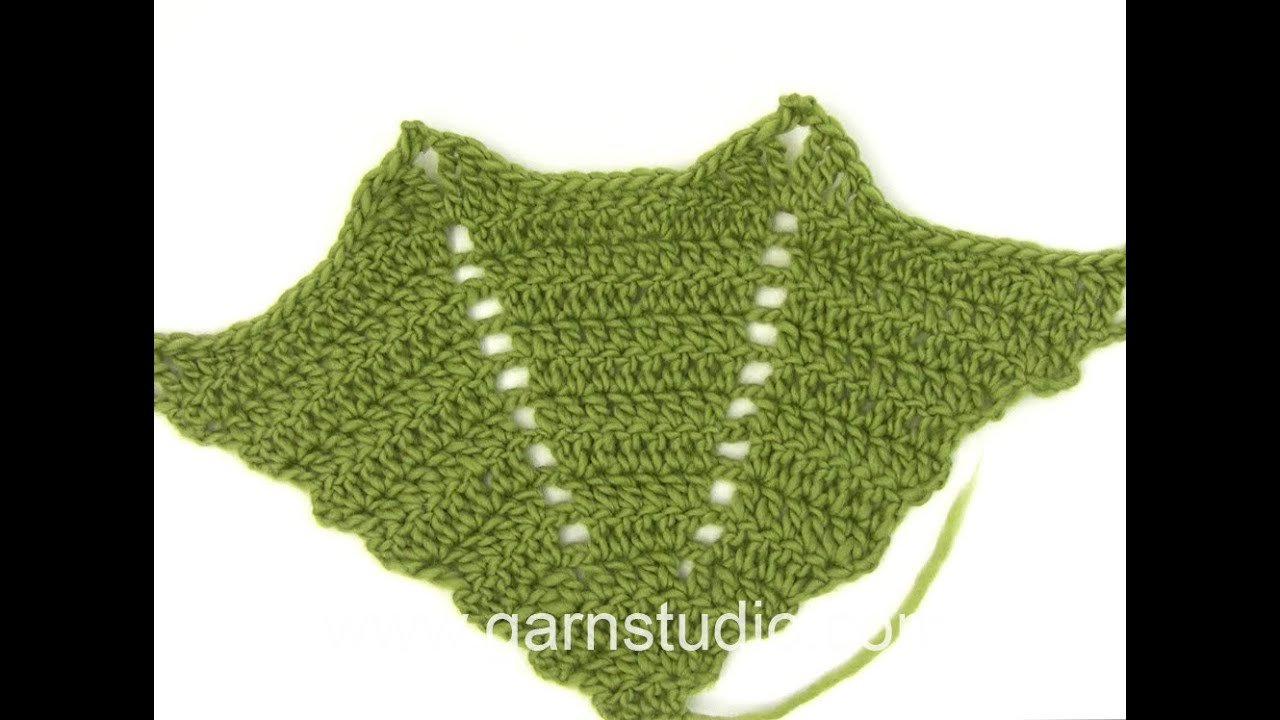 Wing Crochet Pattern How To Crochet The Bat Wing In Drops Extra 0 1043 Youtube